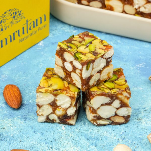 Khajur Pak / Dryfruit Date Bites(Premium- 80% Dry Fruit)