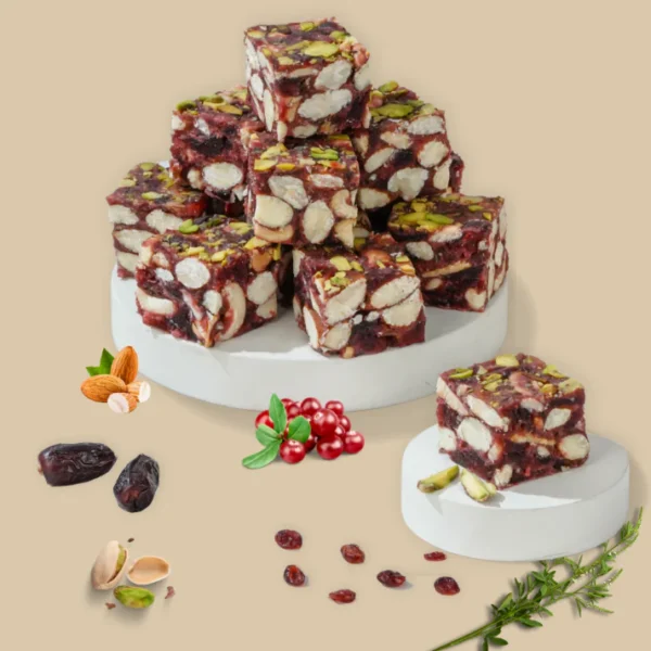 Dryfruit Cranberry Bites (Cranberry chikki)